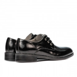 Zapatos casuales mujer 6020 charol negro