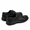Zapatos elegantes para hombres 843 negro