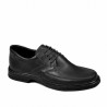 Zapatos elegantes para hombres 843 negro