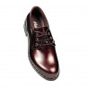 Zapatos casuales de mujer 6020 charol burdeos