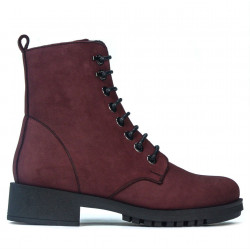Botines de mujer 3336 bufo burdeos