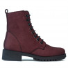 Botines de mujer 3336 bufo burdeos