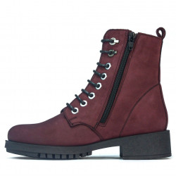 Botines de mujer 3336 bufo burdeos