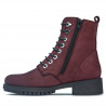 Botines de mujer 3336 bufo burdeos