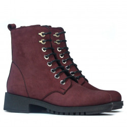 Botines de mujer 3336 bufo burdeos