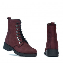 Botines de mujer 3336 bufo burdeos