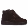 Botines de mujer 3335 bufo café