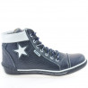Botas mujer 3274 índigo+blanco