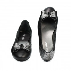 Bailarinas de mujer 6014 negro combinado