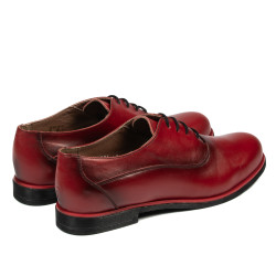 Zapatos casuales de mujer 671 en rojo