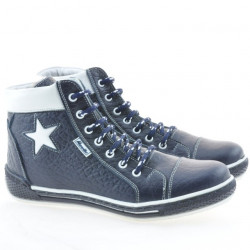 Botas mujer 3274 índigo+blanco