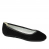 Bailarinas de mujer 6027 negro terciopelo
