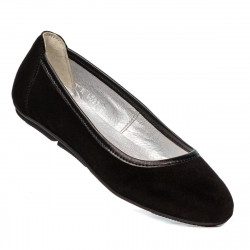 Bailarinas de mujer 6027 negro terciopelo