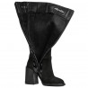 Botas de mujer 1185 bufo negro combinado