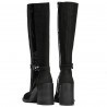 Botas de mujer 1185 bufo negro combinado