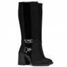 Botas de mujer 1185 bufo negro combinado