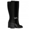 Botas de mujer 1185 bufo negro combinado