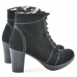 Botas de mujer 3231 negro ante