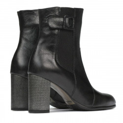 Botas de mujer 1177 negro satinado