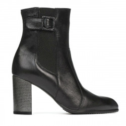 Botas de mujer 1177 negro satinado