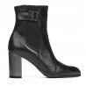 Botas de mujer 1177 negro satinado