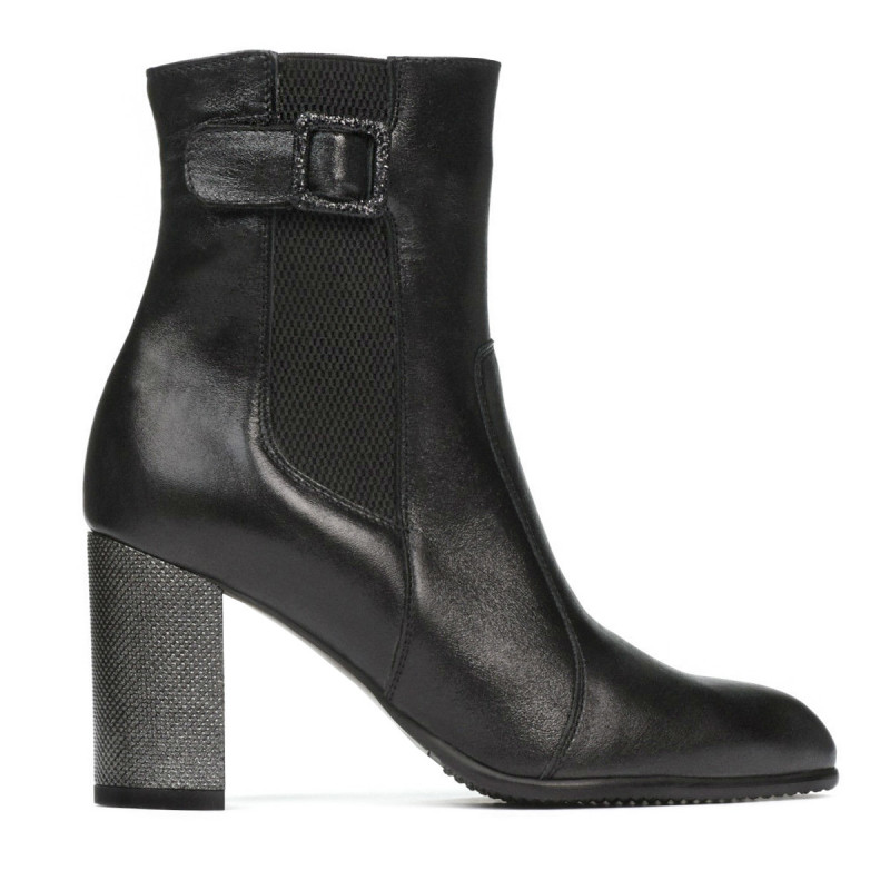 Botas de mujer 1177 negro satinado