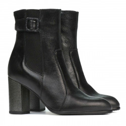Botas de mujer 1177 negro satinado