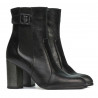 Botas de mujer 1177 negro satinado