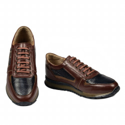 Zapatillas deportivas hombre 833 marrón+índigo
