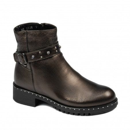 Botines mujer 3338 bronce