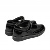Zapatos para niños pequeños 56c charol negro combinado