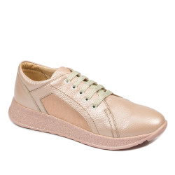 Zapatillas deportivas/casuales mujer 6010 polvo nacarado combinado