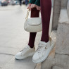 Zapatillas de deporte mujer 6077 beige combinado lifestyle