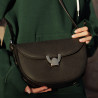 Bolso de hombro para dama 035g 01 negro combinado