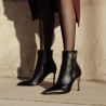 Botines con tacón para mujer 1400 negro lifestyle