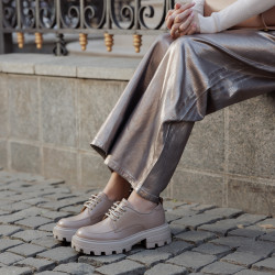 Zapatos casuales de mujer 6076 arena lifestyle