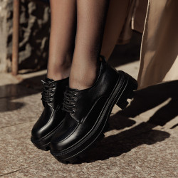 Zapatos casuales de mujer 6076 negro lifestyle