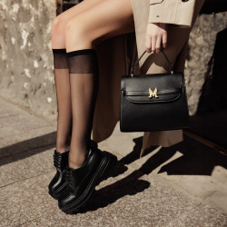 Zapatos casuales de mujer 6076 negro lifestyle
