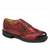 Zapatos casual para dama 683 a rojo