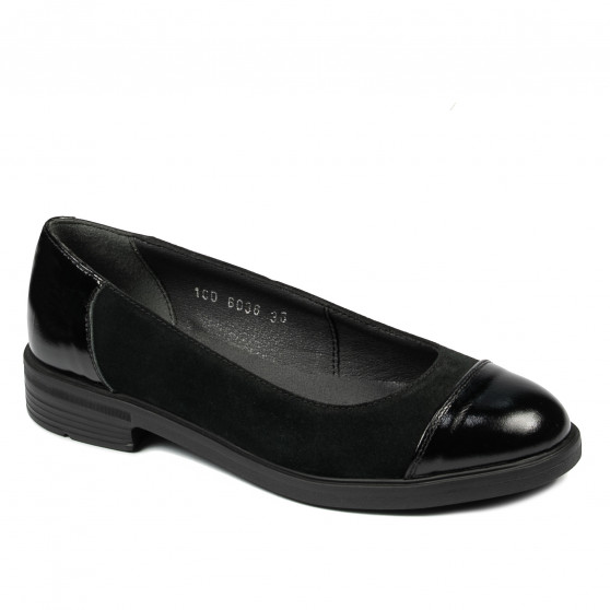 Bailarinas mujer 6036 negro combinado