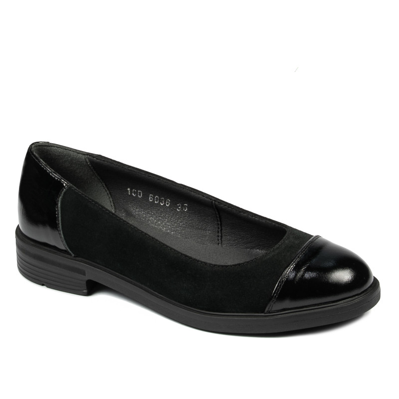 Bailarinas mujer 6036 negro combinado