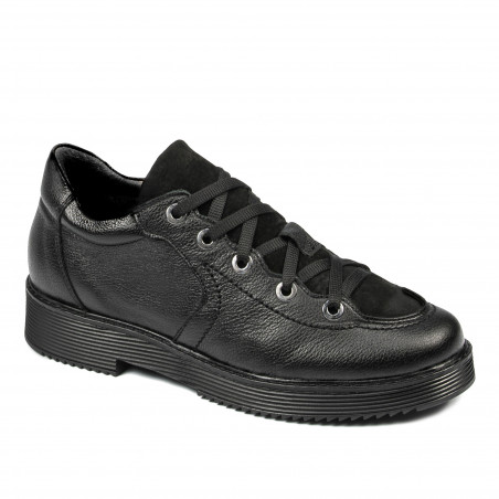 Zapatos casuales para mujer 6026 negro combinado