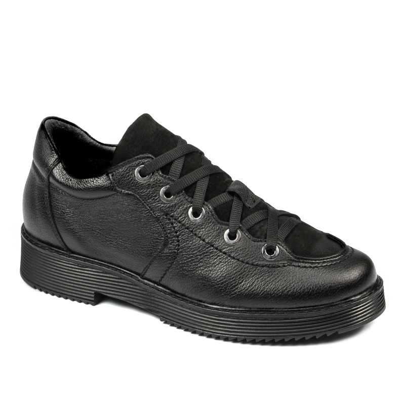 Zapatos casuales para mujer 6026 negro combinado