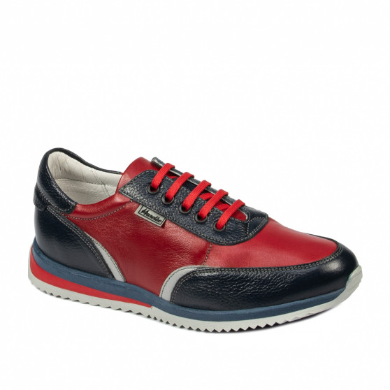 Zapatillas deportivas para adolescentes 374 índigo + rojo
