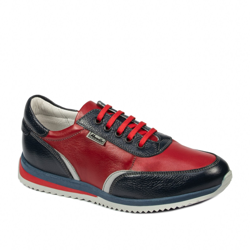 Zapatillas deportivas para adolescentes 374 índigo + rojo