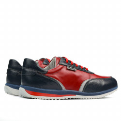 Zapatillas deportivas para adolescentes 374 índigo + rojo