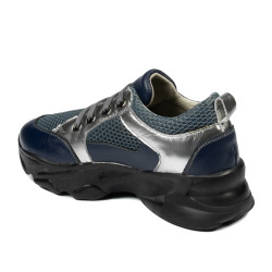 Zapatillas deportivas mujer 6038 índigo combinado