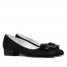 Zapatos elegantes/casuales para mujer 1290 negro ante