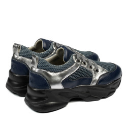 Zapatillas deportivas mujer 6038 índigo combinado