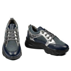 Zapatillas deportivas mujer 6038 índigo combinado